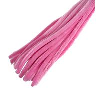 Trimits Limpiadores de tuberías de Chenilla Jumbo, sintético, Pink, 30cm x 12mm