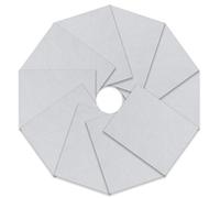 Trimits Paquete de 10 Unidades de Fieltro, Blanco, 23 x 30cm