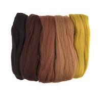 Trimits Roving Wool FW50 Lana Natural para hilar, 50 g, Otoño, 50g pack