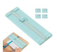 Trimmer de papel de precisión - control deslizante de corte de papel, 36,5x12.3x1,5 cm para cartón | Firmador portátil ergonómico profesional | Herramienta de corte de fotos creativa para casos de