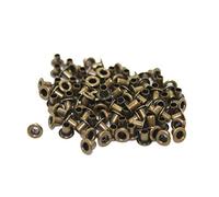 Trimming Shop 100 x 2mm Ojales para Ropa y Cuero Manualidades - Ojales para Añadir Listones, Cordón y Tela Artesanía Costura Proyectos - Ideal para Bolsas, Manualidades, y Ropa Reparación - Bronce