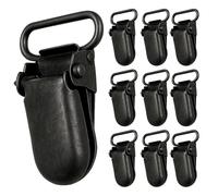 Trimming Shop 2.5cm (25mm) Maniquí Broches Hebilla Chasquear Ganchos para Correas Tiras, Mochila, Cierres Tira, Mascota Cuellos Y Bolsa Accesorios, Resistente, Ligero - Gunmetal, 2.5cm