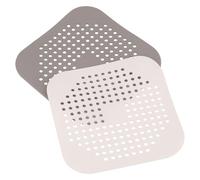 Trimming Shop 2 protectores de drenaje de silicona para recoger el pelo, colador antideslizante para fregadero, tapón de obstrucción con ventosa, filtro de pantalla de drenaje antiobstrucción para