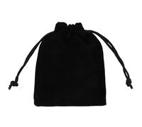 Trimming Shop 20 bolsas de terciopelo con cordón, pequeñas bolsas de regalo de terciopelo negro, bolsas de regalo de fiesta de boda, bolsas de joyería bien cosidas para cumpleaños, suministros de