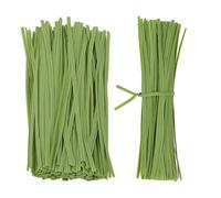 Trimming Shop 200 Bridas de plástico para Plantas de jardín Flexibles de 15 cm, Alambre de Soporte Recubierto