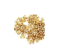 Trimming Shop 2mm Ojales de Latón, Duradero & Óxido - Prueba Ojales para Bebé Muñecas, Bricolaje Proyectos, Artes & Manualidades Decoración, Ropa Etiquetas (Oro Rosado,100pcs)