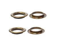 Trimming Shop 30mm Ojales Anillos con Arandelas, Ojales para Lona, Cuero Manualidades, Reparación, Redondo Cortina para Bricolaje,Lienzo Tenencia,Vinilo Banderas, Bronce, 10pcs
