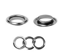 Trimming Shop 30mm Ojales Anillos con Arandelas, Ojales para Lona, Cuero Manualidades, Reparación, Redondo Cortina para Bricolaje,Lienzo Tenencia,Vinilo Banderas, Bronce, 10pcs