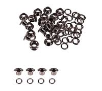 Trimming Shop 8mm Gunmetal Largo Barrell Ojales con Arandelas Duradero para Cuero Manualidades, Bricolaje Artes & Proyectos de Costura - Ideal Bolsas, Ropa & Manualidades (Pack 100)