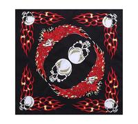 Trimming Shop Algodón Unisex Bandana Diadema Bufanda,Envoltura Cabeza,Ligero,Transpirable y Duradero para Muñequera, Sombreros,Delirar,Equitación, Aire Libre, Fiestas - Eagle Calavera