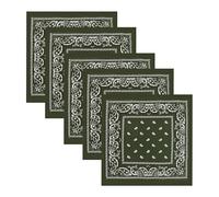 Trimming Shop Bandana unisex de algodón de 54 cm, bufanda con patrón de cachemira, ligera, transpirable, duradera, para hombres y mujeres, pulsera, ropa para el cuello, para equitación, fiestas al