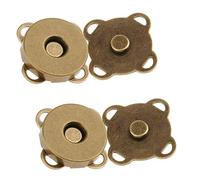 Trimming Shop Cierres Magnéticos de Metal de 18mm, Broches de Presión para Costura, Bolsos, Ropa y Manualidades, Color Bronce