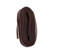 Trimming Shop - Cinta de organza ancha con borde tejido, para envolver paquetes de regalo, álbum de recortes, artes y manualidades, decoración de fiestas, lazos para el pelo, marrón, 15 mm