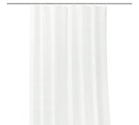 Trimming Shop Cortina de ducha de PEVA con 12 ganchos, 180 x 180 cm, color marfil