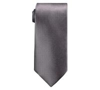 Trimming Shop Flaco Corbata Gris Oscuro Raso Suave Poliéster Unisex Delgado Corbata para Casual Formal Ropa, Bodas, Graduación, Celebración,Fiestas,Gatherings,Eventos