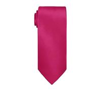 Trimming Shop Flaco Corbata Rosa Fucsia Raso Suave Poliéster Unisex Delgado Corbata para Casual Formal Ropa, Bodas, Graduación, Celebración,Fiestas,Gatherings,Eventos