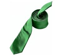 Trimming Shop Flaco Corbata Verde Jade Raso Suave Poliéster Unisex Delgado Corbata para Casual Formal Ropa, Bodas, Graduación, Celebración,Fiestas,Gatherings,Eventos