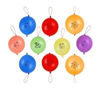 Trimming Shop Globos grandes impresos para niños, globos de látex gruesos de 12 pulgadas con bandas elásticas, colores surtidos, globos de fiesta fáciles de inflar para niños, paquete de 250