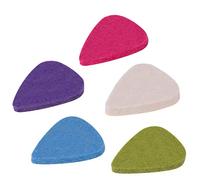 Trimming Shop Guitarra Púas Eléctrica bajo Acústica Calibre Guitarra Fieltro Púas Ukelele Instrumentos Medio/Pesado Medio/Pesado 3mm Grueso, 10pcs, Colores Variados - Design-1