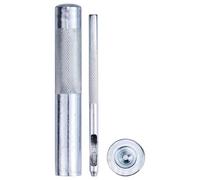 Trimming Shop Juego de Herramientas manuales de fijación de Remaches tubulares, Kit de Herramientas de fijación de Remaches de Doble Tapa para proyectos, Bolso, Costura, 15 mm