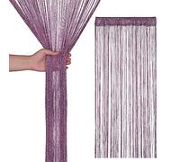 Trimming Shop Purpurina Cuerda Cortinas Fly Pantalla Habitación Divisor Flecos Panel Espagueti Borla Cortina para Puerta, Windows, Puertas, Hogar Decor , Evento Decoración, 200cm x 90cm