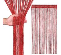 Trimming Shop Purpurina Cuerda Cortinas Fly Pantalla Habitación Divisor Flecos Panel Espagueti Borla Cortina para Puerta, Windows, Puertas, Hogar Decor, Evento Decoración, 200cm x 90cm