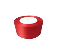 Trimming Shop - Rollos de cinta de poliéster satinado de doble cara de 25 mm x 25 metros para tela, artes y manualidades, lazos, envoltura de regalos, decoraciones de boda