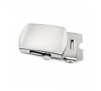 Trimming Shop Web Hebilla de Cinturón para Hombres y Mujeres - Estilo Militar Con Seguro Cierre - Metal Ejército Accesorio Unisex Lona Tiras - Costura Suministro Ropa Reparación (25mm, Plata)