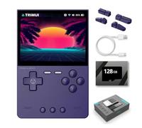 TRIMUI BRICK - Consola de juegos retro integrada en tarjeta TF de 128 G, pantalla IPS 3.2, sistema Linux, emulador portátil de videojuegos, juegos de arcade, para adultos y niños, regalos