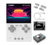TRIMUI BRICK - Consola de juegos retro integrada en tarjeta TF de 128 G, pantalla IPS 3.2, sistema Linux, emulador portátil de videojuegos, juegos de arcade, para adultos y niños, regalos