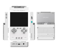 TRIMUI Brick Consola Retro Portatil, Pantalla IPS de 3.2 Pulgadas, Consola de Videojuegos Portátil con Sistema Linux de Código Abierto, Tarjeta TF de 64GB, 20000+ Juegos Clásicos(White,64G)