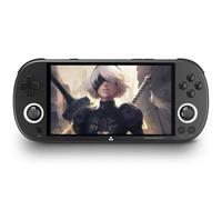 Trimui Smart Pro - Consola de juegos portátil de 12.6 cm, sistema Linux, procesador A133P, tarjeta SD de 128G, compatible con WiFi, multijugador, batalla en línea (negro)