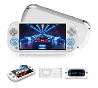 Trimui Smart Pro Consola portátil Retro,13729 Juego,26 emuladore,Consola de Juegos Retro,Pantalla IPS de 4,96 Pulgadas,Consola de Videojuegos,Sistema Linux,emulador portátil de 5000mAh (Blanco 256G)