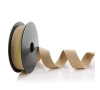 Trimz 1905-10-40-19 Cincha de algodón Resistente, Beige, 40mm x 10m, 10