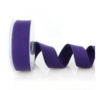 Trimz Correa de algodón, morado, 30 mm