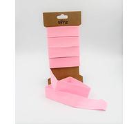 Trimz Cinta al bies de polialgodón, rosa, 25 mm x 5 m