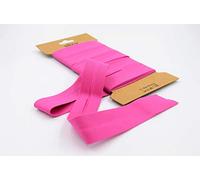 Trimz Ribete al bies de polialgodón, Rosa Fucsia, 25mm x 5m