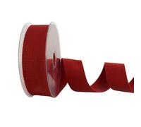 Trimz Cinta de algodón resistente, color rojo oscuro, 5 m x 30 mm