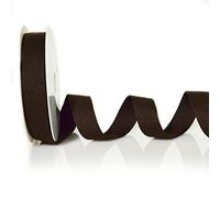 Trimz Cinta de algodón Resistente, marrón, 25mm x 5m