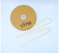 Trimz Cinta de espiga 100% algodón, natural, 10 mm x 25 m