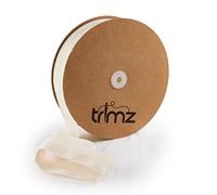 Trimz Cinta de espiga 100% algodón, natural, 40 mm x 50 m
