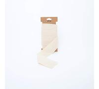 Trimz Cinta Doble de algodón en Espiga, Natural, 50 mm x 5 m, 5