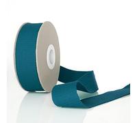 Trimz Correa de algodón, azul acero, 25 mm