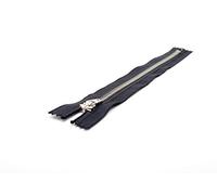 Trimz Cremallera de Metal, Negro, 22 cm