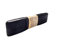 Trimz Fijación de bies de polialgodón, negro, 25 mm x 3 m