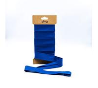 Trimz Ribete al bies de polialgodón, Azul Cobalto, 25mm x 5m