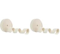 Trimz Rollo de 10 m de Cinta de algodón Crudo de 25 mm (Paquete de 2)