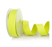 Trimz Trimz1905-5-30-68 Cincha, Algodón, Amarillo neón, 5m x 30mm