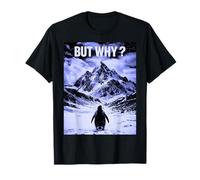 Trinding Nihilist Penguin Caminando hacia Las Montañas Camiseta