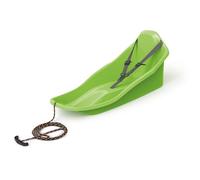 Trineo con cinturón de seguridad para niños de hasta 3 años con cuerda TOPO (verde)